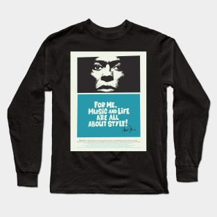 Miles Davis - Where Music and Life Embrace Style - Is all about Jazz Music Long Sleeve T-Shirt
